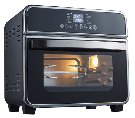 15L Black Toaster Oven Air Fryer