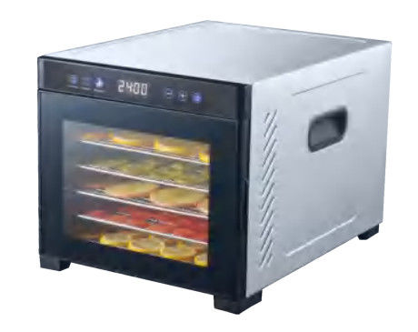 Het Fruitdehydratatietoestel van het huis Zilveren 120V 1000W Voedsel met Dienblad Vijf