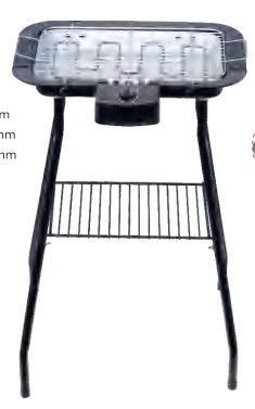 Wearproof 755mm 120 Volt Infrared Smokeless Grill For Indoor BBQ